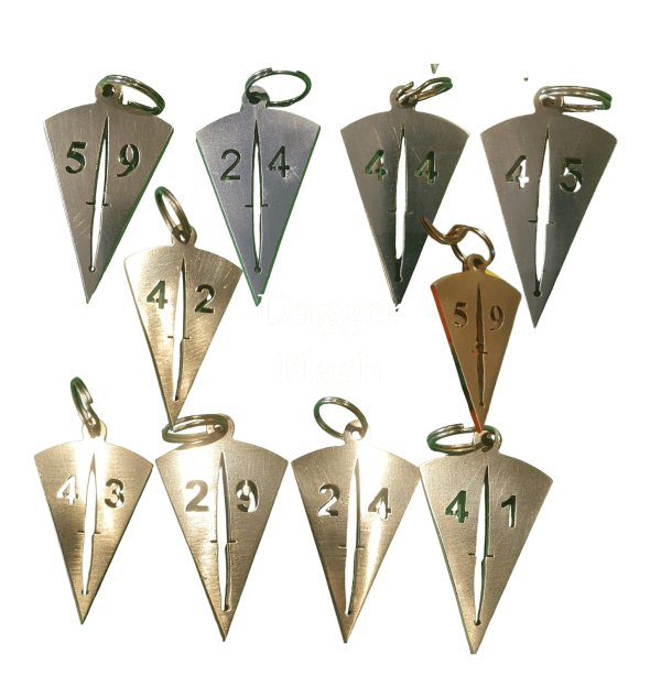 All dagger flash keyrings